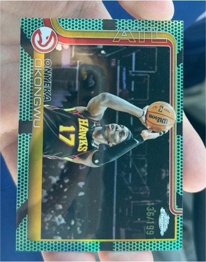 2025-26 Topps Chrome #21 Onyeka Okongwu — front