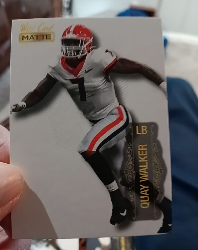 2022 Wild Card Matte #MB-95 Quay Walker — front