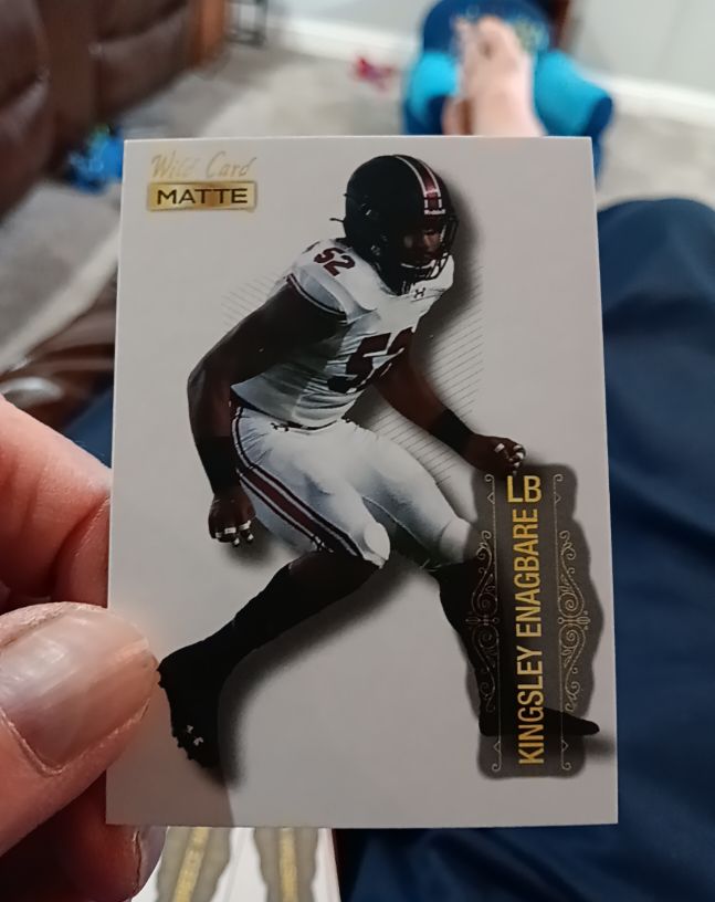 2022 Wild Card Matte #MB-75 Kingsley Enagbare — front