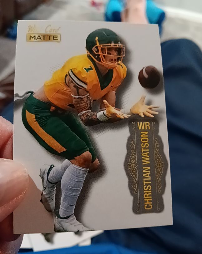 2022 Wild Card MATTE #MB-16 Christian Watson — front