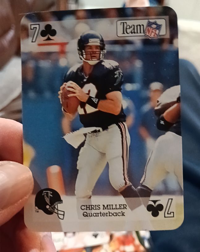 1992 Sport Decks NFL #7 Chris Miller — front