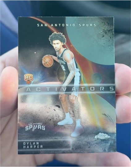 2025-26 Topps Chrome #AC-12 Dylan Harper Activators — front