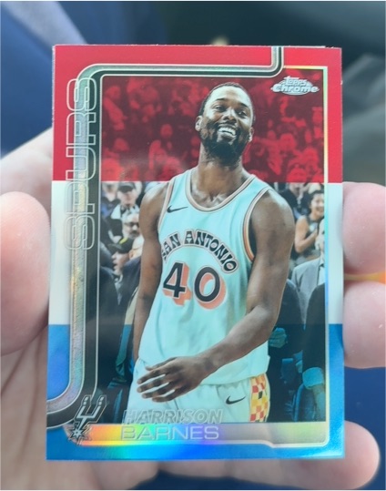 2025-26 Topps Chrome #216 Harrison Barnes — front