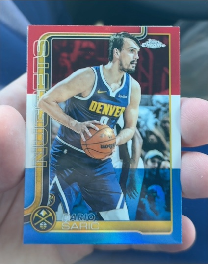 2025-26 Topps Chrome #77 Dario Saric — front