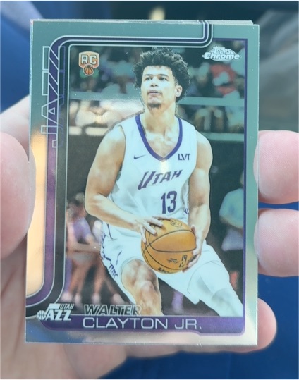 2025-26 Topps Chrome #268 Walter Clayton Jr. — front