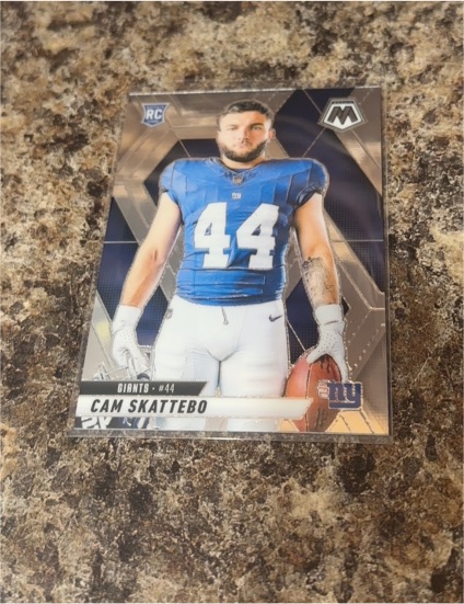 2025 Panini Mosaic #271 Cam Skattebo Rookie Variation — front