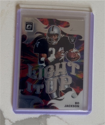 2024 Donruss Optic #LU-4 Bo Jackson Light It Up — front
