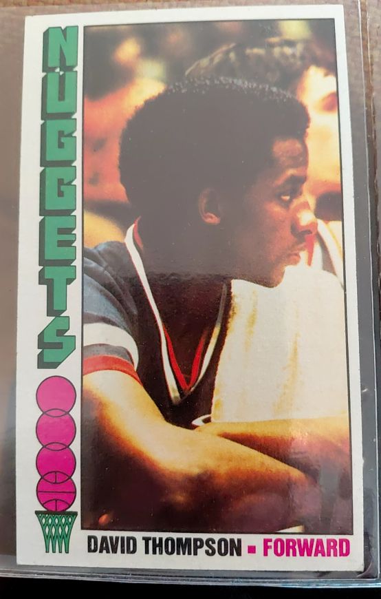 1976-77 Topps #110 David Thompson — front