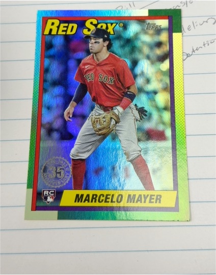 2025 Topps Update 1990 #U90-9 Marcelo Mayer — front