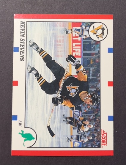 1990-91 Score #53 Kevin Stevens — front
