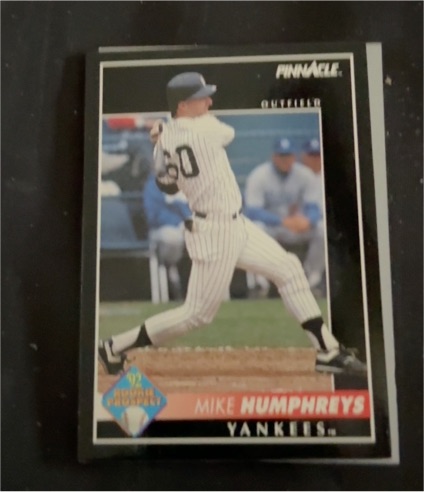 1992 Pinnacle #277 Mike Humphreys — front