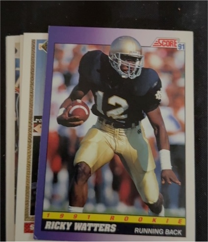 1991 Score #575 Ricky Watters — front