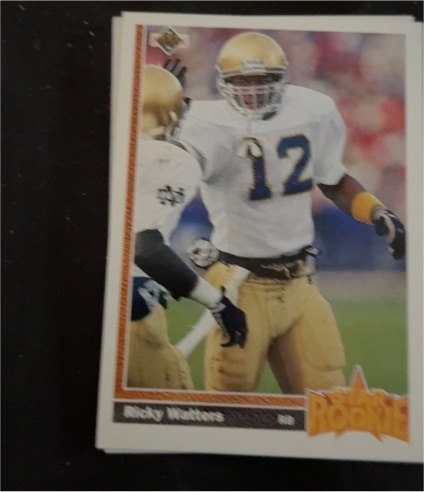 1991 Upper Deck #9 Ricky Watters — front
