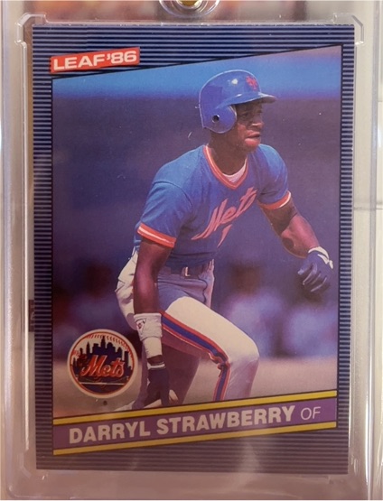 1986 Leaf #131 Darryl Strawberry — front