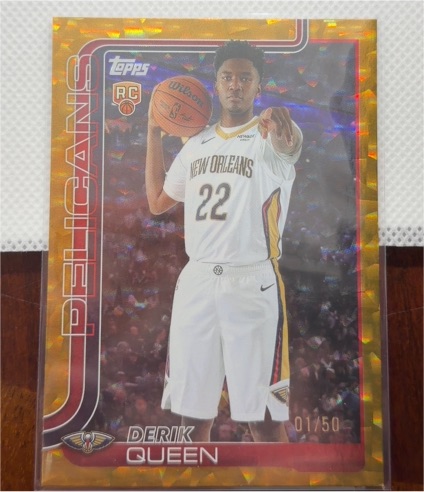2025-26 Topps #213 Derik Queen — front