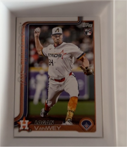 2025 Topps Update #US117 Logan VanWey — front