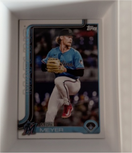 2025 Topps Update #US99 Max Meyer — front