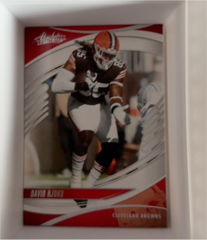2025 Panini Absolute #12 David Njoku — front