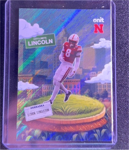 2025 Onit Nebraska Huskers Football City Limits #CL-2 Deshon Singleton — front