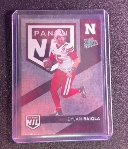 2025 Panini The National #NIL6 Dylan Raiola — front