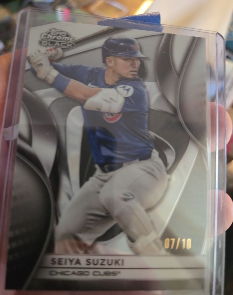 2025 Topps Chrome Black #84 Seiya Suzuki — front
