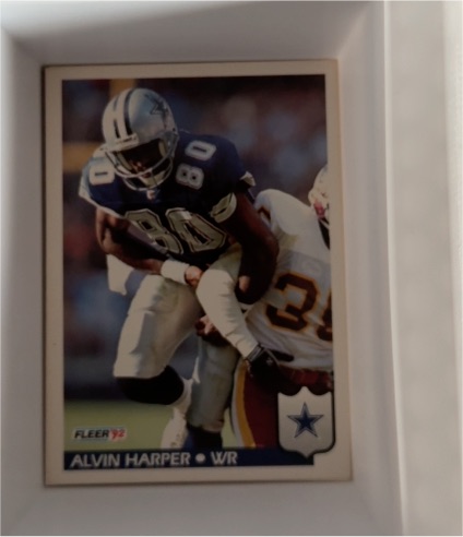 1992 Fleer #80 Alvin Harper — front