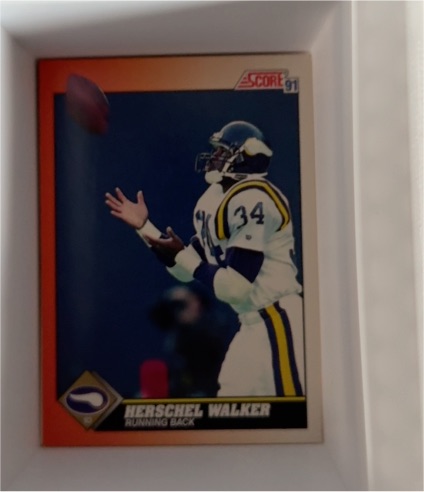 1991 Score #348 Herschel Walker — front