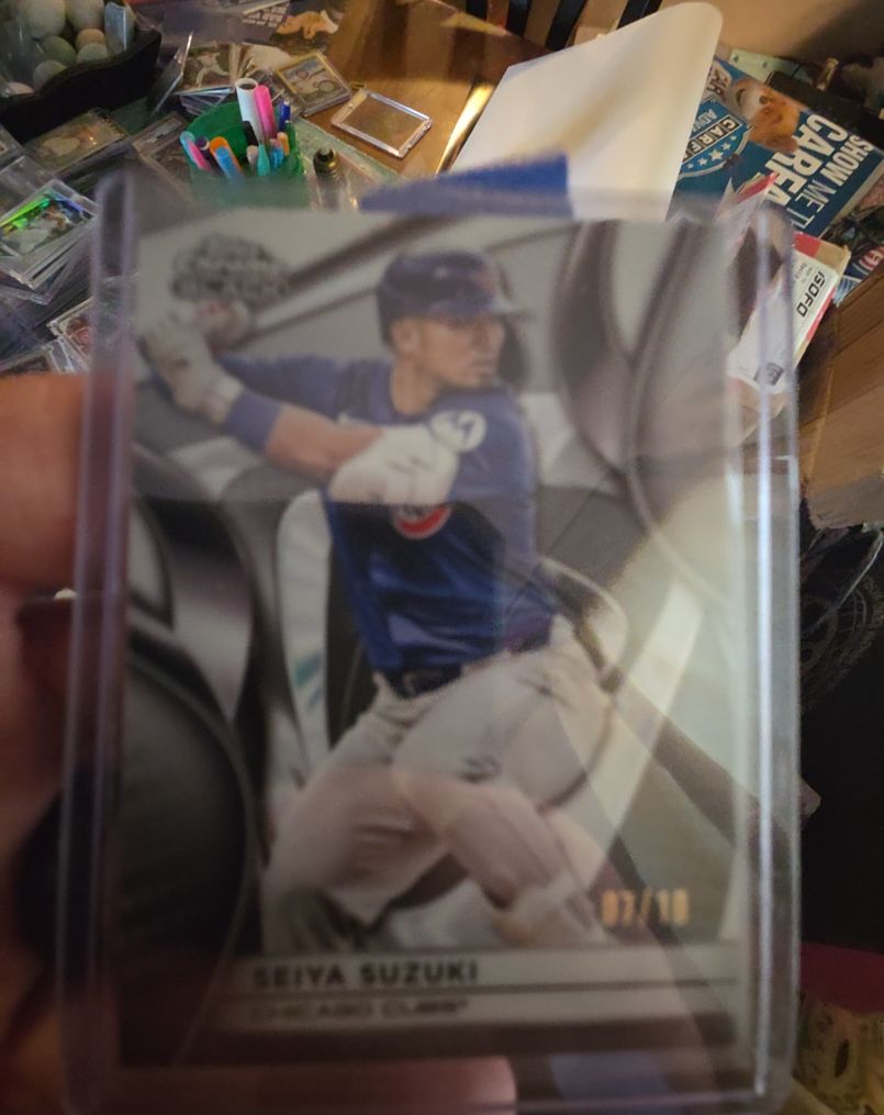 2025 Topps Chrome Black #84 Seiya Suzuki — front