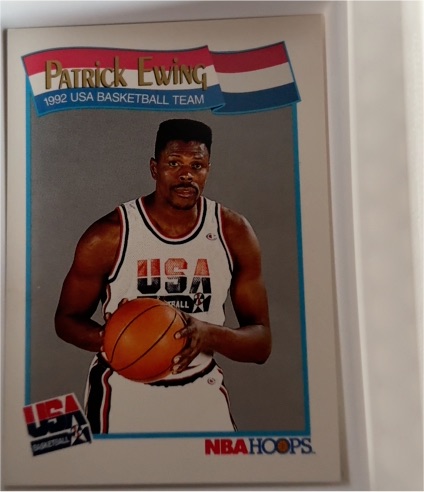 1991 Hoops #577 Patrick Ewing USA Basketball Team — front