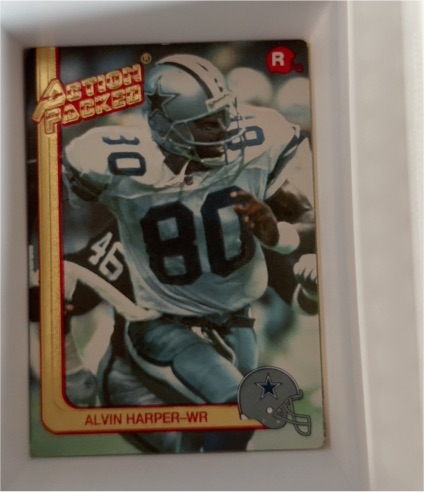 1991 Action Packed #8 Alvin Harper — front