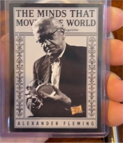 2025 Pieces of the Past Roaring 20s Insert Minds That Move Alexander Fleming I-6 — front