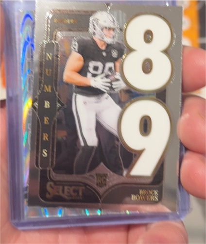 2024 Panini Select #12 Brock Bowers Select Numbers — front