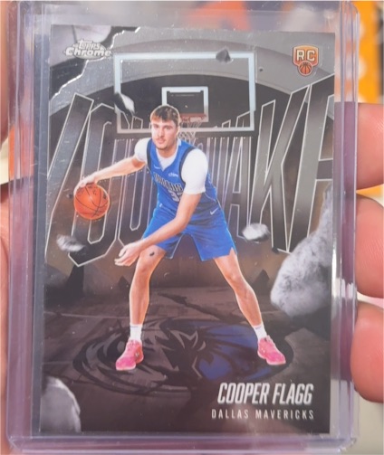 2025-26 Topps Chrome #YQ-1 Cooper Flagg Youthquake Rookie — front