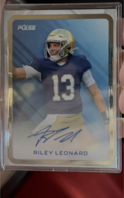2024 Pulse Football Riley Leonard Rookie Card — front