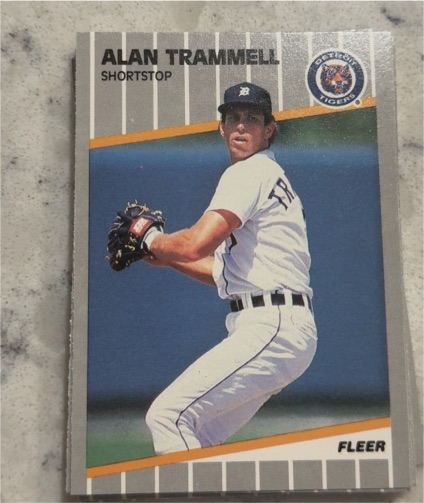 1989 Fleer #148 Alan Trammell — front