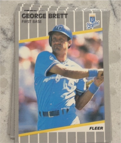 1989 Fleer #277 George Brett — front