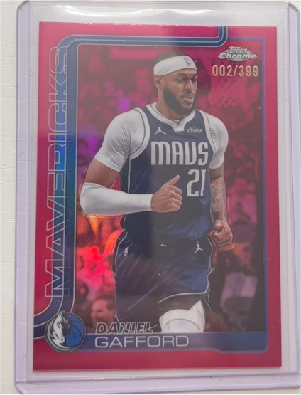 2025-26 Topps Chrome #78 Daniel Gafford — front