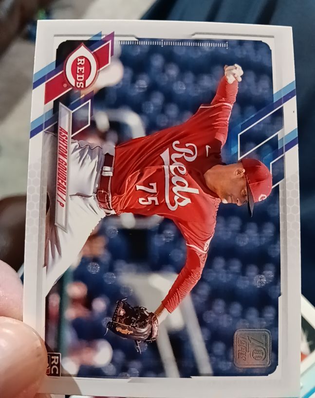 2021 Topps Update #US182 Ashton Goudeau — front