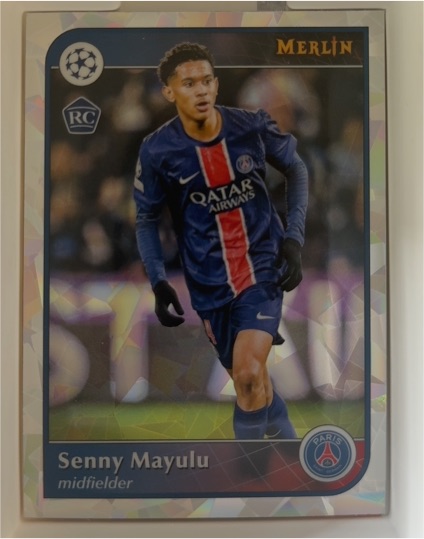 2024-25 Topps Merlin #24 Senny Mayulu — front