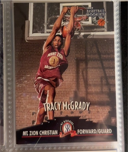1997 Score Board Rookies #48 Tracy McGrady — front