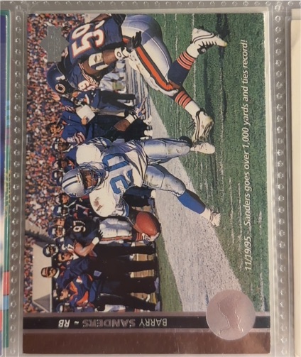 1996 Upper Deck #130 Barry Sanders — front