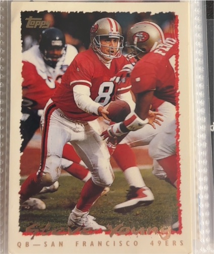 1995 Topps #300 Steve Young — front