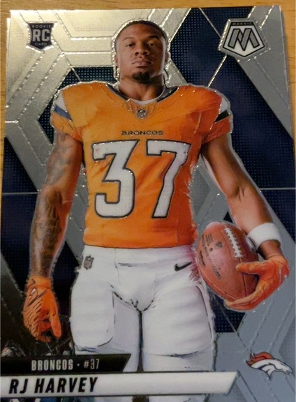 2025 Panini Mosaic #284 RJ Harvey — front