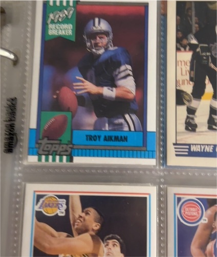 1990 Topps #100 Troy Aikman — front