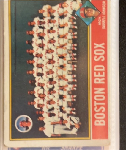 1976 Topps #118 Boston Red Sox Team — front