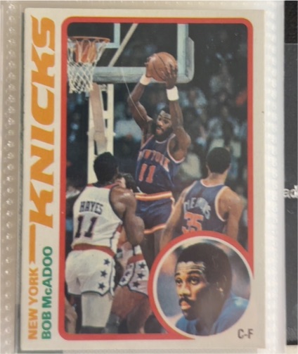 1978-79 Topps #5 Bob McAdoo — front