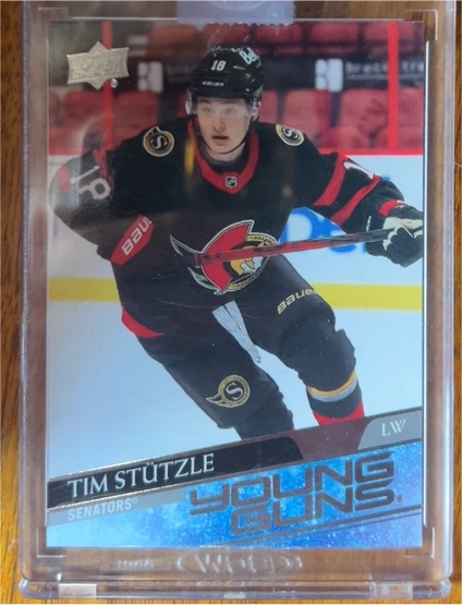 2020-21 Upper Deck #482 Tim Stützle — front