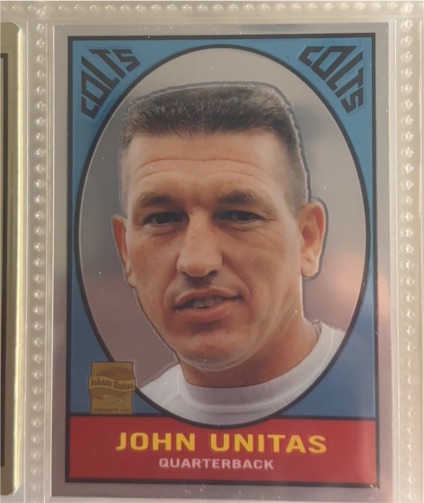 2000 Topps Reprints #R11 John Unitas — front