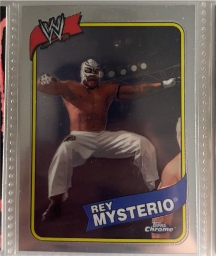 2008 Topps Chrome WWE Heritage III #3 Rey Mysterio — front