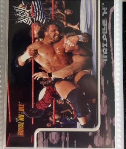 2002 Fleer WWE Royal Rumble #53 Triple H — front